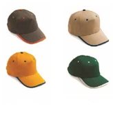 Cappello Promozionale Linea Baseball Tinta Unita Bicolore - Sabbia / Blu
