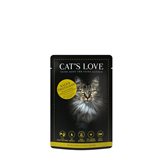 CAT'S LOVE - VITELLO E TACCHINO CON ERBA GATTA