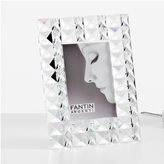 Fantin Argenti Portafoto da appoggio con cornice CRISTALLO Verticale Diamante 15X20 PER FOTO 13x18 cm cristallo massiccio