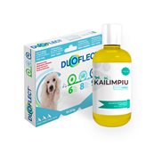 DUOFLECT CANI 10/20 KG (3 pipette) + KAILIMPIU (250 ml) - Antiparassitario e shampoo per cani