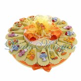 Torta Porta confetti con Magnete Scrivania Righello,Matita, Diploma, Compleanno,Scuola