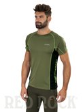 T-Shirt Tecnica Endurance Verde/Fluo