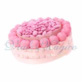 Mini Torta Marshmallow e Confetti per Bimba