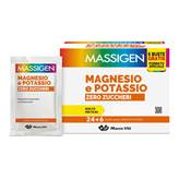 Massigen Magnesio e Potassio Zero Zuccheri Arancia Rossa 24+6 Bustine