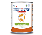 Exclusion Dog Diet Intestinal Adult Maiale e Riso Patè 400g - Peso : 400g