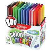 Pennarelli bilinea - 100 pezzi in 100 colori