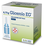 Glicerolo EG 6,75g Soluzione Rettale Adulti 6 Contenitori Monodose