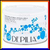 Depilia 1.3 Azulene Cera Depilatoria Liposolubile per Ceretta - 1 Barattolo da 400ml