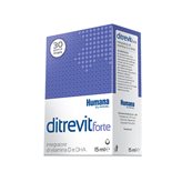 Humana Ditrevit Forte Integratore Alimentare Di Vitamina D E DHA 15ml