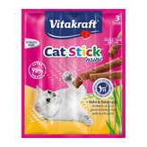 Vitakraft Snack per Gatti Cat Stick Mini Healty Pollo e Erba Gatta 3x18 g - Peso : 18gr