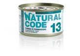 Natural Code 13 Tonno e Formaggio 85gr umido gatto - Formato : 85 g
