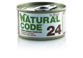 Natural Code 24 Tonno, Manzo e Verdure 85 gr