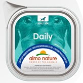 Almo Nature Dog - Dailymenu - Adult Dog - con Pesce Bianco e Riso - 100 gr - Vaschetta