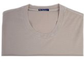 T-shirt in cotone Supima  garment Dyed beige powder Finamore 1925 - Size : XL