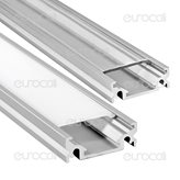 V-Tac Profilo in Alluminio per Strisce LED mod. 9985 - Lunghezza 1 metro - Copertura : Trasparente