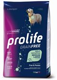 Prolife Grainfree Adult Sensitive Medium/Large Pesce e Patate - 10 kg