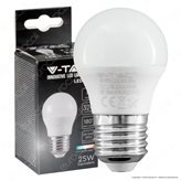 V-Tac VT-1830 Lampadina LED E27 3.7W Bulb G45 MiniGlobo SMD - SKU 214160 / 214162 / 214207 - Colore : Bianco Caldo