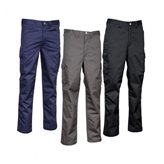 Pantaloni da Lavoro Multitasche Cofra Espinar - Colore : Antracite- Taglia : L