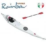 Kayak Rainbow VULCANO 4.25 EXPEDITION + pagaia - Colori disponibili : Bianco