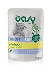 Oasy gatto wet bustina bocconcini hairball 85 gr