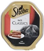 Sheba Patè Classic con Manzo Vaschetta 85g - Peso : 85g