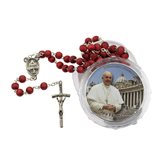 Rosary box of Pope Francis I with rose flavour