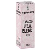 Tabacco USA Blend N°6 Liquido Pronto T-Svapo by T-Star da 10ml Aroma Tabaccoso - Nicotina : 9 mg/ml- ml : 10
