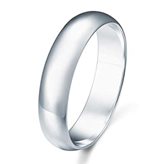 Fedina in argento 925 modello Classica 12561 - Misura anello : 16-Incisione: Interna ed Esterna (+10,00 €)