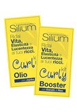 Silium Kit Curly Olio + Booster Trattamento Rivitalizzante Capelli Ricci con Jojoba Estratti Di Riso 2 Bustine x12ml