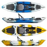 Kayak-canoa Atlantis FURY - cm 306 - seggiolino - 3 gavoni - portacanna - pagaia - Colori disponibili : Blu
