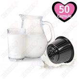 50 Capsule Bevanda Solubile al Latte Compatibili Nescafè Dolce Gusto - Tre Venezie Cialde
