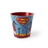 Excelsa superman , set 2 bicchieri in vetro cl 25