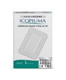Icopiuma Compresse adesive sterili in TNT 10X15cm 5 pezzi