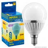 Imperia Ceramic Pro Lampadina LED E14 12W Bulb A60 - mod. 6017364 / 6017371 / 6017388 - Colore : Bianco Caldo