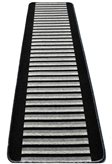 Domino tappeto corsia cm 56X180 - Colore / Disegno : BORDEAUX