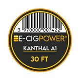 Filo Resistivo Kanthal A1 E-cig Power - 9 mt (AWG: 26GA - 0,40mm)
