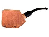 Bruyère “First“ troué avec tuyau saddle en acrilique pour pipes courbes