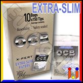 Ocb X-pert ExtraSlim 5,5mm - Box 10 Bustine da 150 Filtri