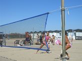 Rete doppio uso beach volley e beach tennis