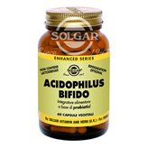 Solgar Acidophilus Bifido Integratore Alimentare 60 Capsule Vegetali 40g OFFERTA SPECIALE SCADENZA PRODOTTO 05/2018
