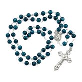 Blue Marble Effect Rosary