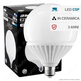 LED Line Lampadina LED E27 35W Globo G125 Ceramic CSP Chip - Colore : Bianco Caldo