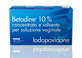 Meda Betadine 10% Concentrato E Solvente Per Soluzione Vaginale 5 Flaconi + 5 Fialette + 5 Cannule