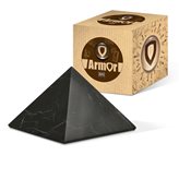 Shungite Piramide Protettiva Lucida - Armor - 6 cm