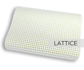 Cuscino lattice VENIXSOFT anti cervicale doppia onda traspirante con federa cotone - Made in Italy - Fodere : Solo fodera 100% Cotone