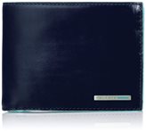 Piquadro - Portafoglio uomo con portamonete, porta carte di credito e doppio volantino Blue Square - PU3436B2 - Color : BLU2