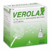 Verolax Glicerina 6.75g Trattamento Stitichezza Adulti 6 Microclismi