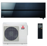 Climatizzatore Condizionatore Mitsubishi Electric Kirigamine Style Onyx Black 18000 Btu Monosplit Inverter R-32 Wi-Fi A+++/A++
