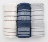 Asciugamani bagno 3+3 viso e ospite in spugna di cotone idrofilo vari colori: claudia. - Misura : Set asc 3+3