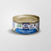 Vet Line Umido Tonno con Pollo Naturale per Gatti Vetline - 70g